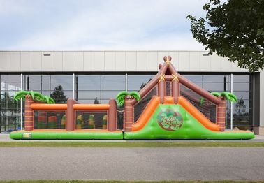 Attractive Giant Adult Inflatable Obstacle Course With PVC Material