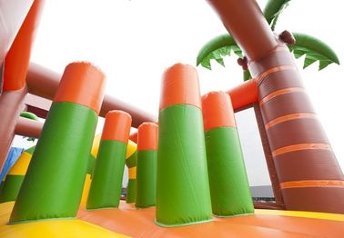 Attractive Giant Adult Inflatable Obstacle Course With PVC Material