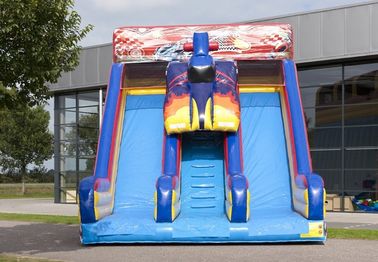 Exciting Car 0.55mm PVC Adult Inflatable Slide For Rental Business