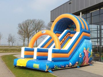 Customized Ocean Commercial Inflatable Slide Fire Resistant Inflatable Bounce Slide
