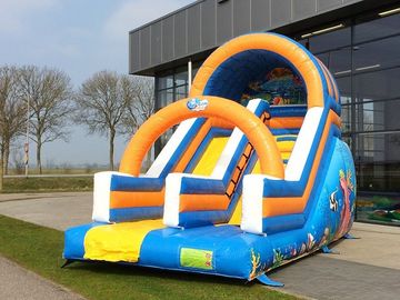 Customized Ocean Commercial Inflatable Slide Fire Resistant Inflatable Bounce Slide