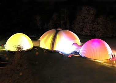 Giant Novel Led Inflatable Dome Tent Customizd Lighting Inflatable Air Tent For Big Event