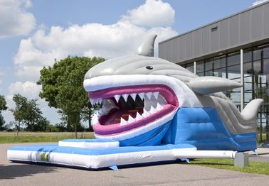 EN14960 Snappy Shark Jumping Castle Inflate Combo Commercial Grade