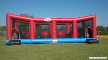 Sphere Wipeout Big Baller Inflatable Interactive Games Brige Walk For Playground