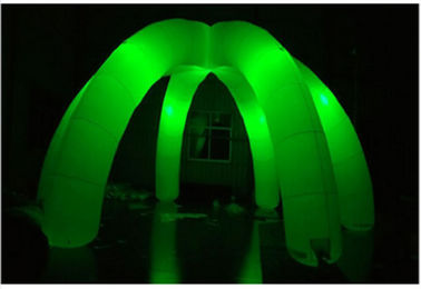 Club Decoration Inflatable Arch Attractive With LED Changing Light
