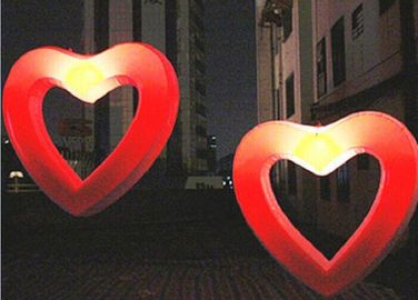 Marriage Proposal Inflatable LED Lighting Oxford Cloth Loving Heart