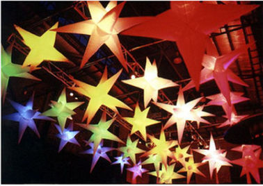 Beautiful Led Inflatable Star Oxford Cloth Lucky Star For Stage Lighting