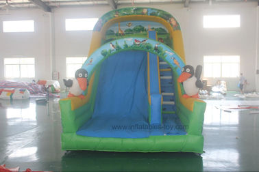 Animal Theme Commercial Inflatable Slide For  Backyard , Slide Inflatable For Kids