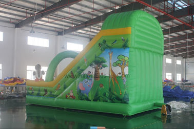 Animal Theme Commercial Inflatable Slide For  Backyard , Slide Inflatable For Kids