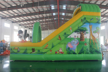 Animal Theme Commercial Inflatable Slide For  Backyard , Slide Inflatable For Kids