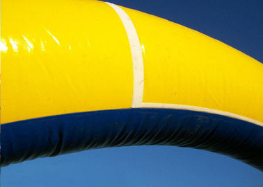 Giant Advertising Arch Inflatable Advertising Products Customized Yellow For Event