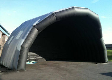 Customized Giant Inflatable Stage Cover Black Large Inflatable Event Tent