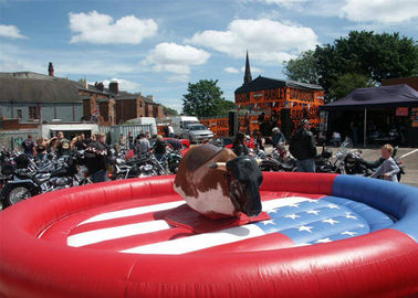 Rodeo Bull / Bucking Bronco Inflatable Sports Games For Playground Equipment