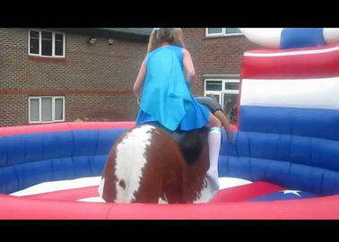 Rodeo Bull / Bucking Bronco Inflatable Sports Games For Playground Equipment