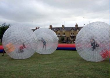 40ft Giant Red Mobile Zorb Ball Race Track Printing Customize