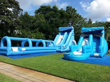 Ultimate Wave Huge Inflatable Water Slides Childrens Kidwise Water Slide Bounce House