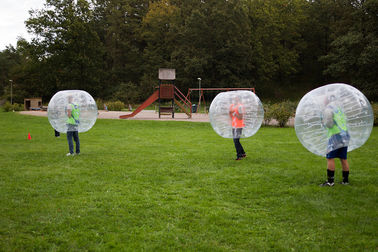 Tpu / Pvc 1.5m Outdoor Inflatable Toys Human Inflatable Bumper Bubble Ball For Adult