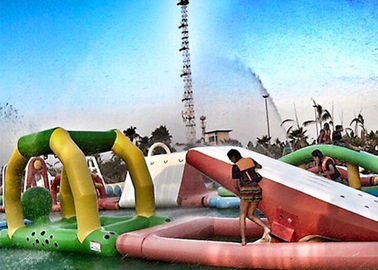 Family Water Parks For Fun , Summer Waves Inflatable Water Park For Kids / Adult