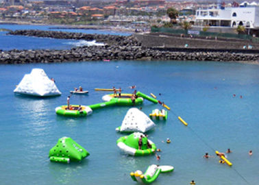 Sea Inflatable Floating Water Park , Commercial Ultimate Inflatable Slide Park