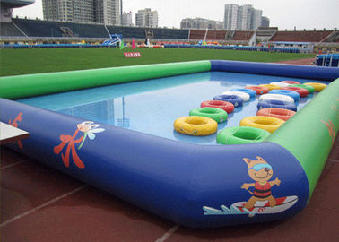 Cute Logo Printing Air Sealed Swimming Pool For Kid / Kids Swim Pools For Fun