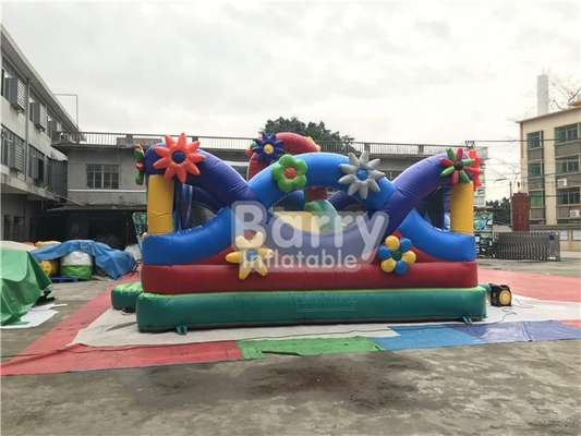 0.55mm PVC Bouncy Castle Flower Vegetable Inflatable Funcity Playground Theme Park