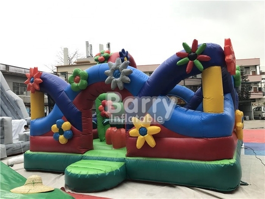 0.55mm PVC Bouncy Castle Flower Vegetable Inflatable Funcity Playground Theme Park