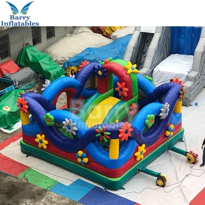 0.55mm PVC Bouncy Castle Flower Vegetable Inflatable Funcity Playground Theme Park