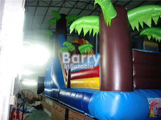 Tarpaulin Inflatable Combo Games Tress Bouncy Castle Amusement Park