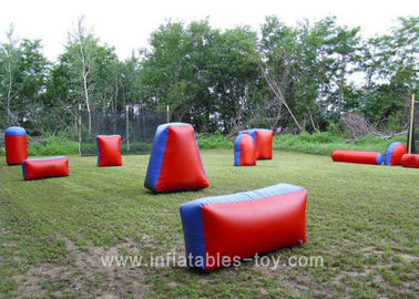Custom Size Inflatable Sports Games Red Color Airball Field Paint Ball For Kids