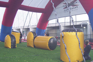 0.9mm PVC Inflatable Air Bunker Shooting Inflatable Sport Games For Playground