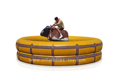 Customized Mechanical Bull Riding , Mechanical Rodeo Bull For Adults