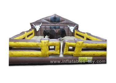Commercial Inflatable Sports Games Riding Machine Inflatable Mechanical Bull For Park