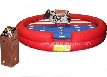 Commercial Inflatable Sports Games Riding Machine Inflatable Mechanical Bull For Park