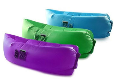 10 seconds Fast Inflatable Laybag Sleeping Bag , Outdoor Inflatable Toys Air Lounger