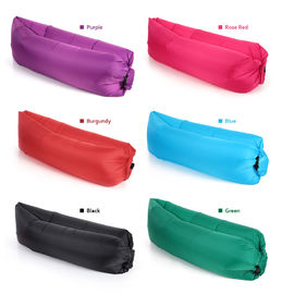 10 seconds Fast Inflatable Laybag Sleeping Bag , Outdoor Inflatable Toys Air Lounger