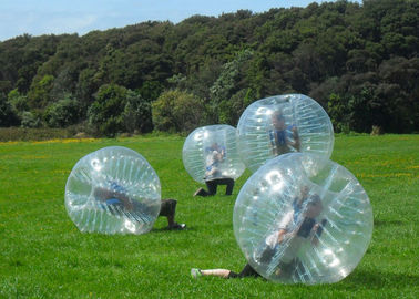 PVC Bumper Bubble Ball For Soccer , 1.2m 1.5m 1.7m Human Inflatable Bumper Ball For Adult