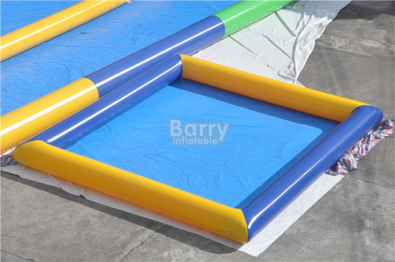 Family Inflatable Portable Water Pool 0.9mm Yellow Blue Green Color