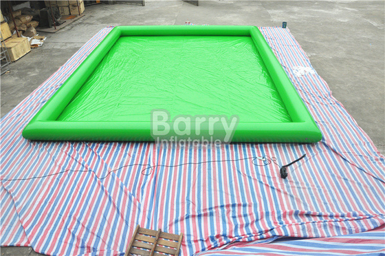 Airtight Green 0.9mm PVC Inflatable Water Pool For Adult EN14960