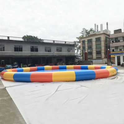 Custom Made 0.9mm PVC Inflatable Swimming Pool Mix Colors