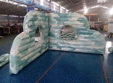 PVC Material Iinflatable Tank Bunkers Paintball , Inflatable Sports Games Paintball Bunkers
