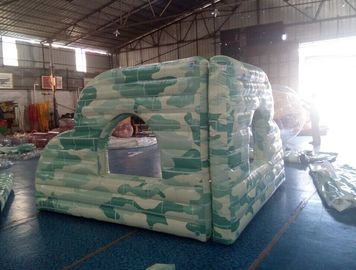 PVC Material Iinflatable Tank Bunkers Paintball , Inflatable Sports Games Paintball Bunkers