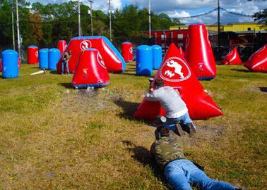 Inflatable PVC Bunkers Paintball For Adult And Kids , Paintball Tank Paintball Fields
