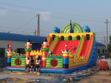 PVC Material Children Inflatable Playground Slide Castle Type Bouncy Castle Games