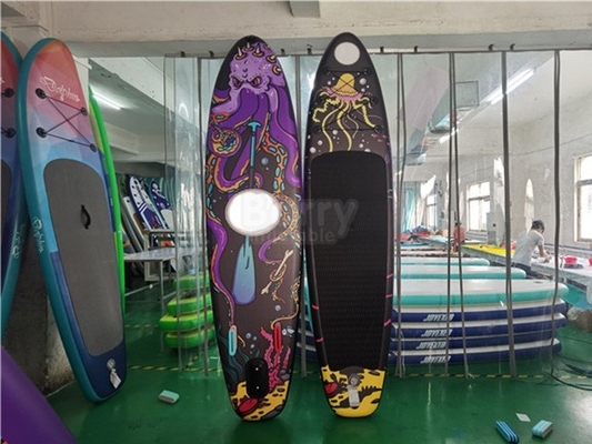 Drop Stitch EVA Touring Inflatable SUP Board Purple Color