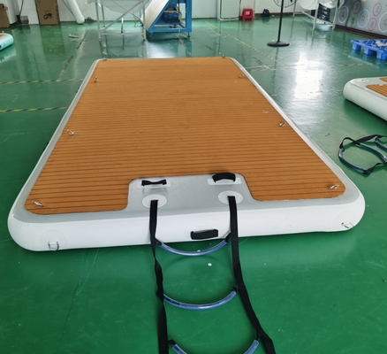 Customized Inflatable Pool Float Mattress Dock Drop Stitch
