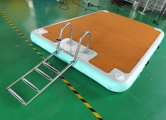 Customized Inflatable Pool Float Mattress Dock Drop Stitch