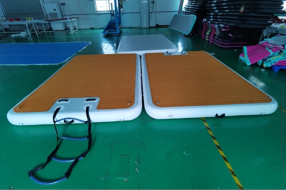 Customized Inflatable Pool Float Mattress Dock Drop Stitch