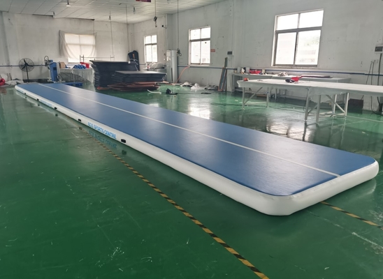 DWF 1.2mm Plato Inflatable Gymnastics Tumble Mats Air Track 15*2*0.2m