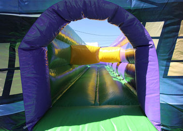 Colorful Halloween Themed Giant Inflatable Obstacle Course For Children / Adults