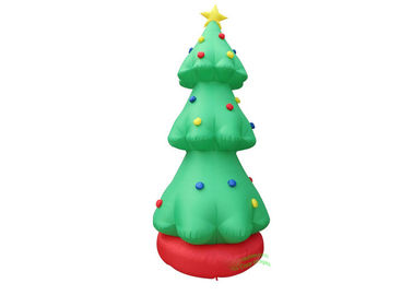 PVC Inflatable Advertising Products Inflatable Christmas Snowman / Trees